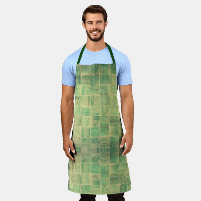 Tiles Backdrop Bathroom Apron (Worn)