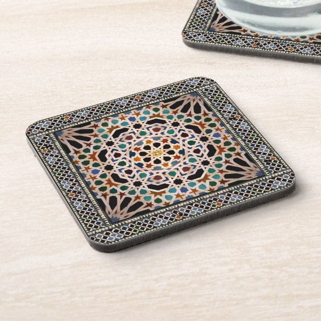 Tiles of the Alhambra Coaster (Left Side)