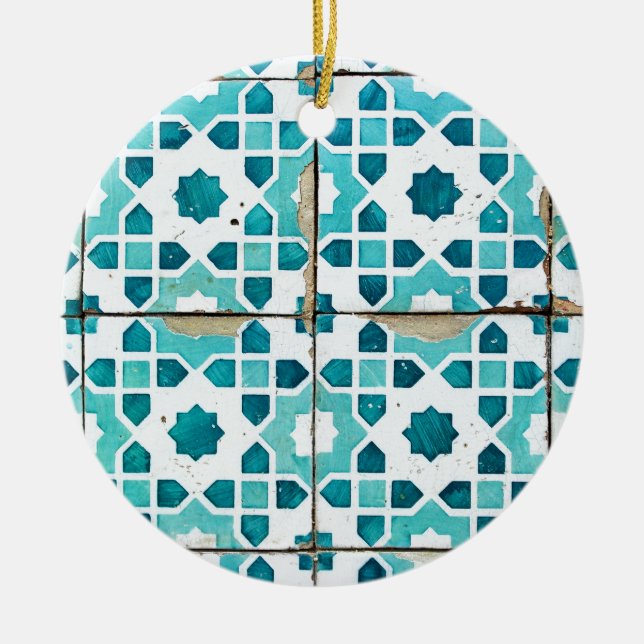 Tiles, Portuguese Tiles Ceramic Ornament (Front)