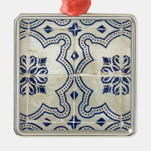 Tiles, Portuguese Tiles Metal Ornament