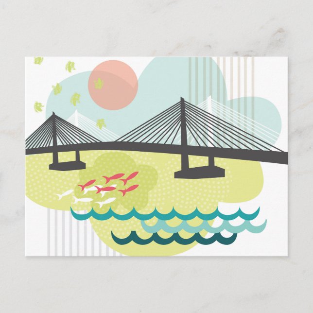 Tilikum Crossing Portland Postcard (Front)