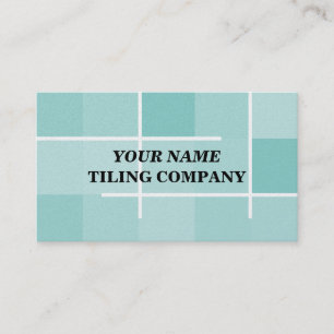 Tiling business card template for tilers