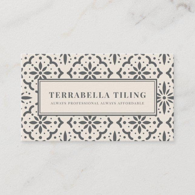 Tiling Flooring Business Card (Front)