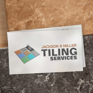 Tiling Services - Tile Layer Business Card