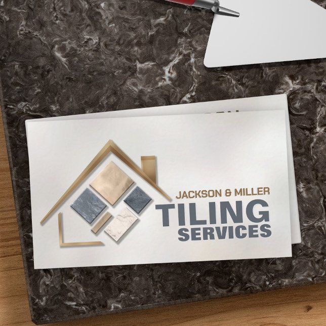 Tiling Services - Tile Layer Business Card (Creator Uploaded)