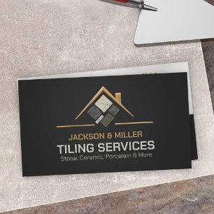 Tiling Services - Tile Layer Business Card