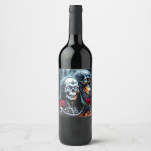 Till Death, Beyond Forever. Wine Label