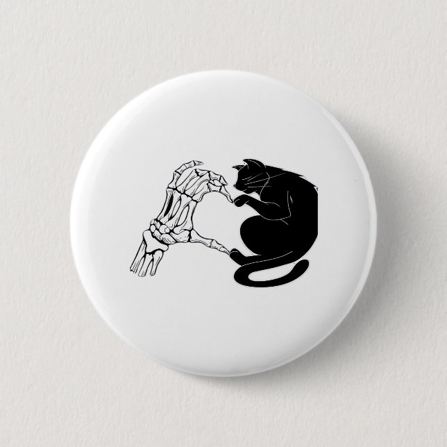 Till Death Cats Do Us Part Classic 2 Inch Round Button (Front)
