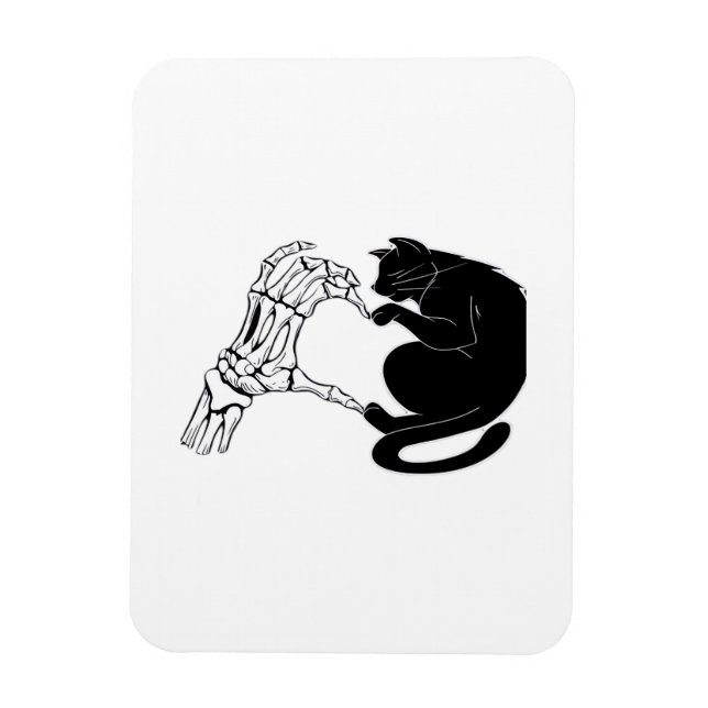 Till Death Cats Do Us Part Classic Magnet (Vertical)