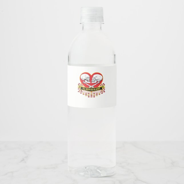 Till Death Do Us Apart Essential Water Bottle Label (Front)