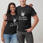 Till death do us apart Gothic Skeleton Heart Bride T-Shirt<br><div class="desc">Future Mrs Gothic Skeleton Heart Bride</div>