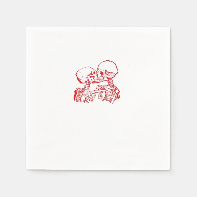 Till Death Do Us Apart (Red Transparent) Napkin (Front)