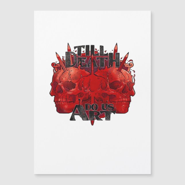 Till Death Do Us Art On White Classic (Front)