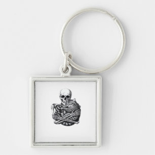 Till Death Do Us Classic & Quote Keychain