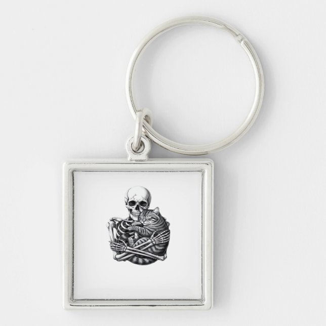 Till Death Do Us Classic & Quote Keychain (Front)