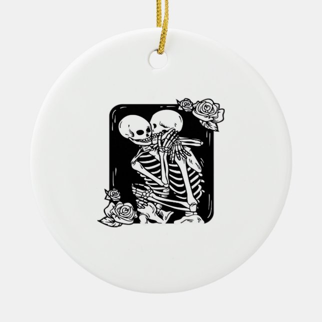 Till Death Do Us Funny Design Ceramic Ornament (Front)