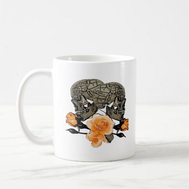 Till Death Do Us Funny Design For Halloween Coffee Mug (Left)