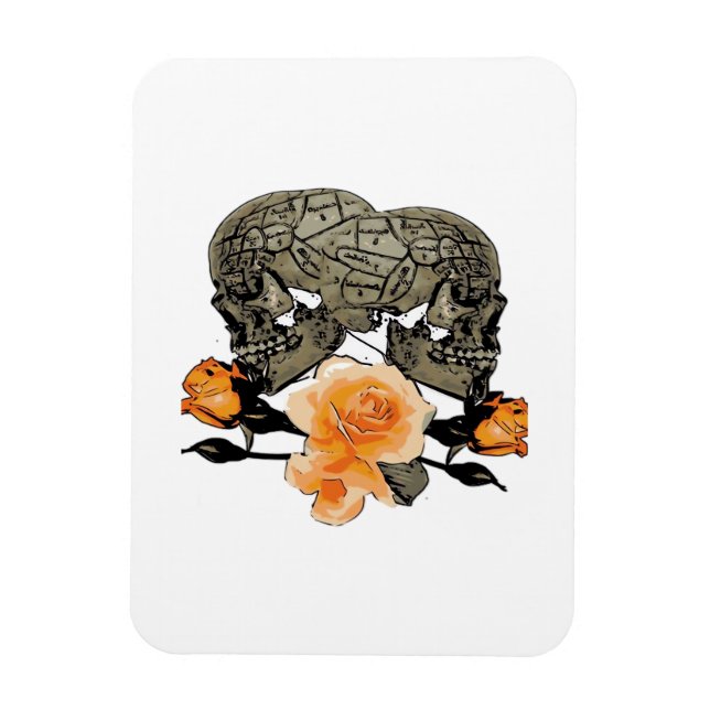 Till Death Do Us Funny Design For Halloween Magnet (Vertical)