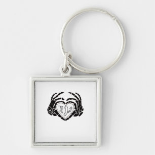 Till Death Do Us Funny Design – Ghostly Love Vibes Keychain
