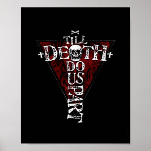Till Death Do Us Part – Autumn Goth Aesthetic Poster