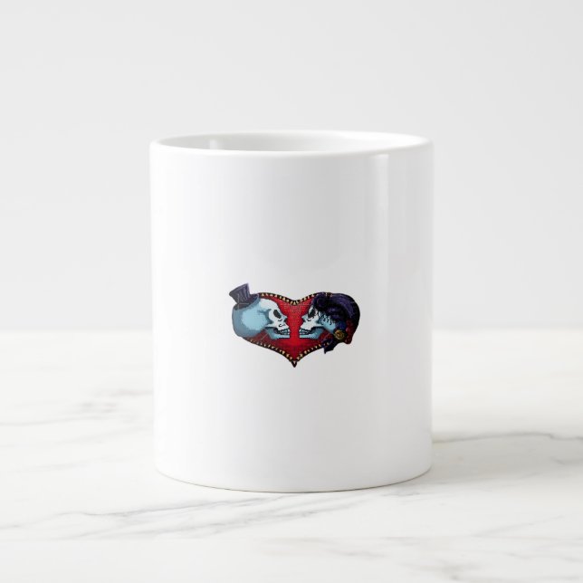 Till Death Do Us Part (Back Bg Variant) Graphic Large Coffee Mug (Front)