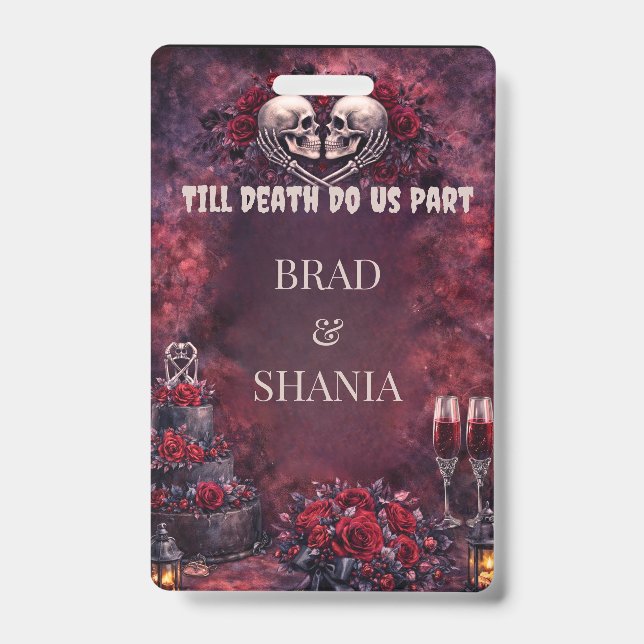 Till Death Do Us Part Badge (Front)