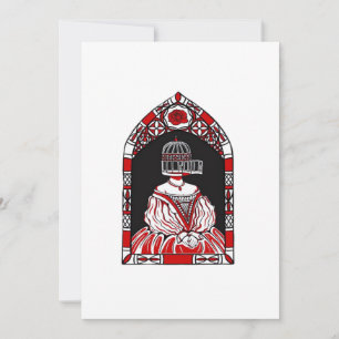 Till Death Do Us Part Caged Bird Classic Holiday Card