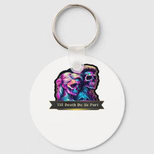 Till Death Do Us Part Classic – Autumn Gothic Vows Keychain