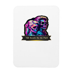 Till Death Do Us Part Classic – Autumn Gothic Vows Magnet