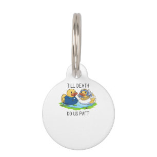 Till Death Do Us Part Classic – Autumn Love Story Pet Tag