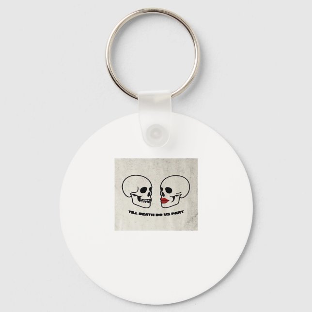 Till Death Do Us Part Classic – Autumn Romance Aes Keychain (Front)