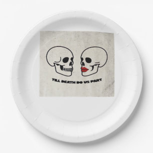 Till Death Do Us Part Classic – Autumn Romance Aes Paper Plate