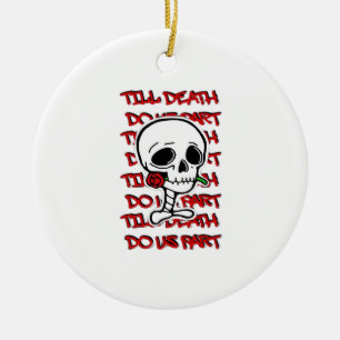 Till Death Do Us Part Classic – Basic Halloween De Ceramic Ornament