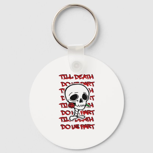 Till Death Do Us Part Classic – Basic Halloween De Keychain (Front)