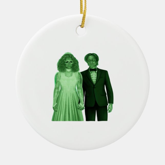 Till Death Do Us Part Classic Design Ceramic Ornament (Front)