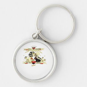 Till Death Do Us Part Classic Design For Halloween Keychain