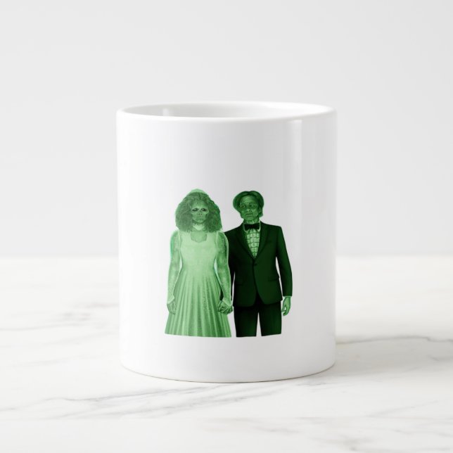Till Death Do Us Part Classic Design Large Coffee Mug (Front)