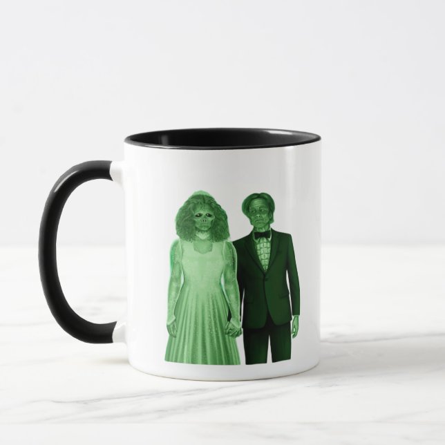 Till Death Do Us Part Classic Design Mug (Left)