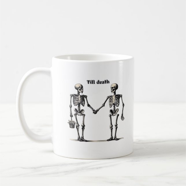 Till Death Do Us Part Classic – Funny Love Quote Coffee Mug (Left)