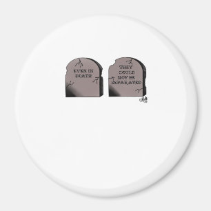 Till Death Do Us Part Classic – Funny Skeleton Cou Magnet