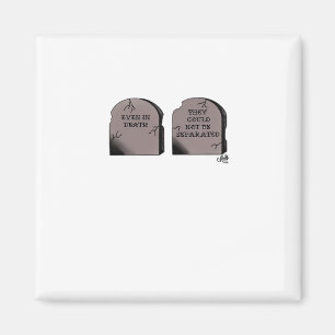 Till Death Do Us Part Classic – Funny Skeleton Cou Magnet