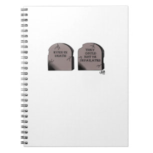 Till Death Do Us Part Classic – Funny Skeleton Cou Notebook
