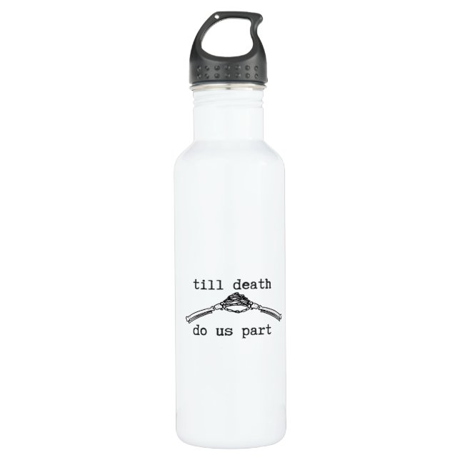 Till Death Do Us Part Classic – Gothic Romance Des 710 Ml Water Bottle (Front)