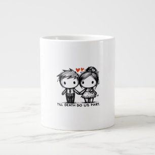 Till Death Do Us Part Classic – Gothic Romance Des Large Coffee Mug