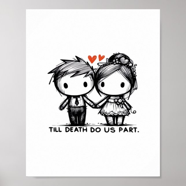 Till Death Do Us Part Classic – Gothic Romance Des Poster (Front)