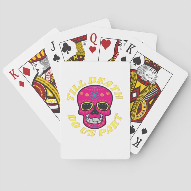 Till Death Do Us Part Classic – Gothic Wedding Playing Cards (Back)