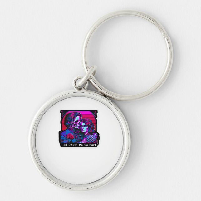 Till Death Do Us Part Classic – Grim Reaper Romanc Keychain (Front)