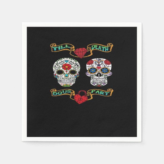 Till Death Do Us Part – Classic Haunting  Napkin (Front)