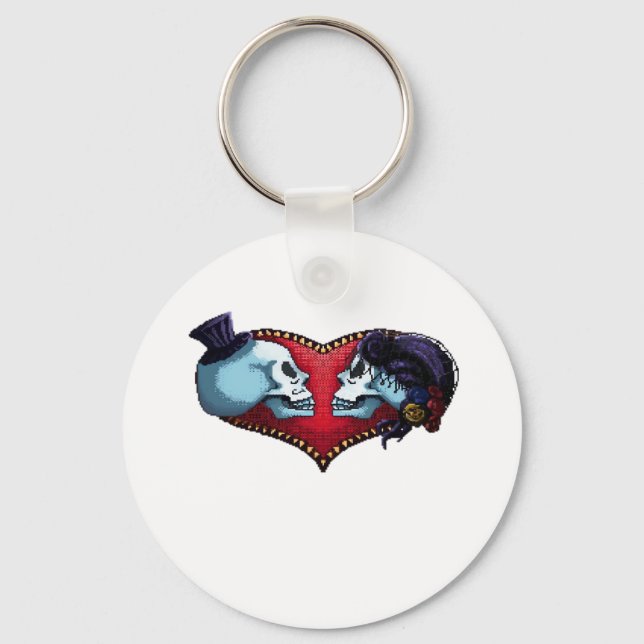 Till Death Do Us Part. Classic Keychain (Front)
