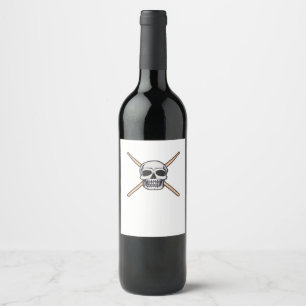 Till Death Do Us Part Classic Quote Wine Label